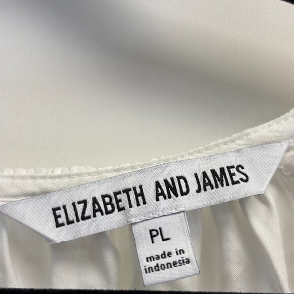 Elizabeth and James Peasant Prairie Boho Embroidered Blouse Women PL Smocked - Picture 3 of 8